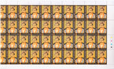 India 2001 MNH Rao Tula Ram Full Sheet