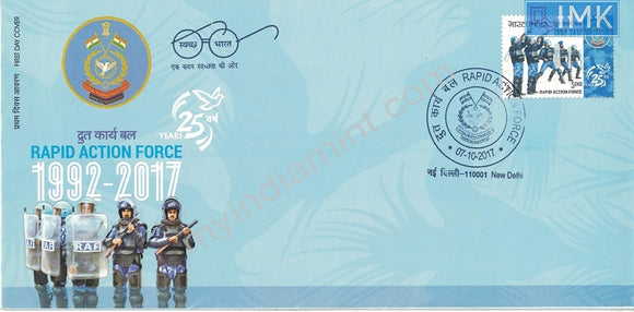 India 2017 Rapid Action Force (Fdc)