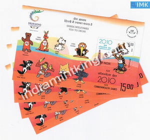 India 2008 Commonwealth Games Delhi 2010 Shera MNH Miniature Sheet - buy online Indian stamps philately - myindiamint.com