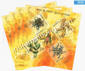 India 2009 Spices Of India MNH Miniature Sheet - buy online Indian stamps philately - myindiamint.com