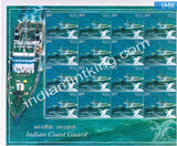 India MNH 2008 India MNHn Coast Guard Set Of 5 Sheetlet - buy online Indian stamps philately - myindiamint.com