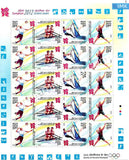 India MNH 2012 London Olympics Set Of 5 Sheetlet - buy online Indian stamps philately - myindiamint.com