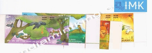 India MNH 2001 Panchatantra Stories (Set Of 4 Setenants)  Setenant - buy online Indian stamps philately - myindiamint.com