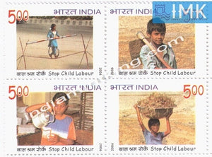 India MNH 2006 Stop Child Labour Setenant - buy online Indian stamps philately - myindiamint.com