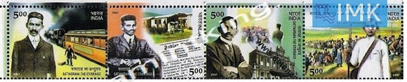India MNH 2007 Mahatma Gandhi Centenary Of Satyagraha  Setenant - buy online Indian stamps philately - myindiamint.com