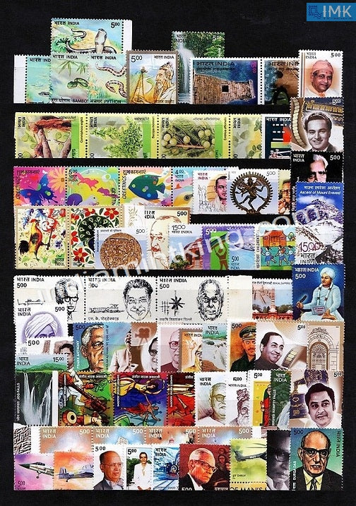 MNH India Complete Year Pack - 2003 - buy online Indian stamps philately - myindiamint.com