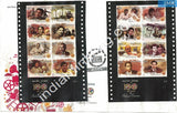 India 2013 100 Years Of Indian Cinema Set Of 6 Miniatures (Miniature on FDC) #MSC - buy online Indian stamps philately - myindiamint.com