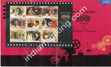 India 2013 100 Years Of Indian Cinema Set Of 6 Miniatures (Miniature on Brochure) #BRMS - buy online Indian stamps philately - myindiamint.com