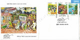 India 2015 Swachh Bharat Campaign (Setenant FDC) - buy online Indian stamps philately - myindiamint.com