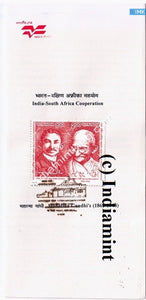 India 1995 Mahatma Gandhi South Africa (Setenant Brochure) - buy online Indian stamps philately - myindiamint.com