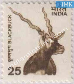 India MNH Definitive 9th Series Blackbuck 25p - buy online Indian stamps philately - myindiamint.com