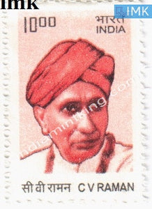 India MNH Definitive 10th Series C. V. Raman Rs 10 - buy online Indian stamps philately - myindiamint.com