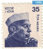 India MNH Definitive Jawaharlal Nehru 35p Small - buy online Indian stamps philately - myindiamint.com