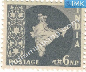 India MNH Definitive 3rd Series Map Wmk Ashokan 6np - buy online Indian stamps philately - myindiamint.com