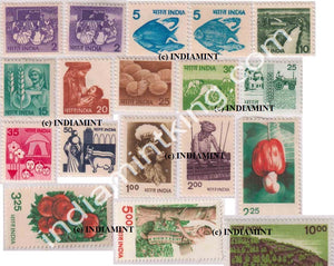 India MNH Definitive Complete Series Pack 6th Series 19V - buy online Indian stamps philately - myindiamint.com