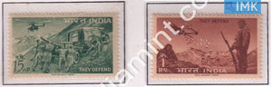 India 1963 MNH Defence Campaign Set Of 2v - buy online Indian stamps philately - myindiamint.com