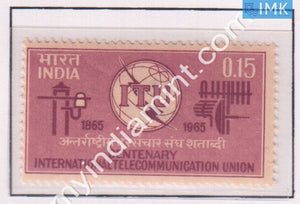 India 1965 MNH International Telecommunication Union - buy online Indian stamps philately - myindiamint.com