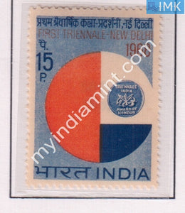 India 1968 MNH First Triennale - buy online Indian stamps philately - myindiamint.com