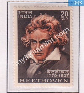 India 1970 MNH Ludwig Van Beethoven - buy online Indian stamps philately - myindiamint.com