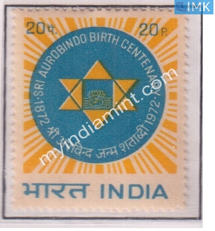 India 1972 MNH Sri Aurobindo - buy online Indian stamps philately - myindiamint.com