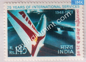 India 1973 MNH 25Th Anniv Air India's International Services - buy online Indian stamps philately - myindiamint.com