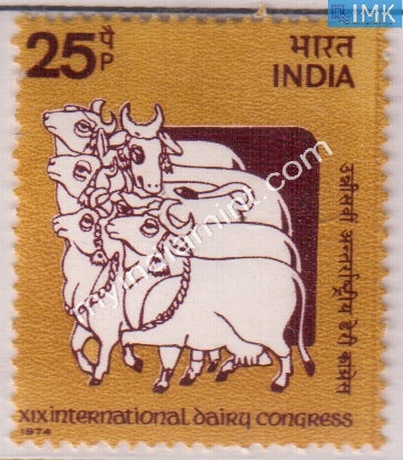 India 1974 MNH International Dairy Congress - buy online Indian stamps philately - myindiamint.com