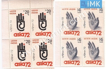 India 1972 MNH Asia-72 Trade Fair 2V Set (Block B/L 4) - buy online Indian stamps philately - myindiamint.com