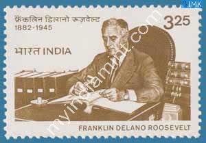 India 1983 MNH Franklin D. Roosevelt - buy online Indian stamps philately - myindiamint.com