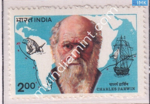 India 1983 MNH Charles Robert Darwin - buy online Indian stamps philately - myindiamint.com