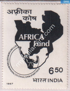India 1987 MNH Africa Fund - buy online Indian stamps philately - myindiamint.com