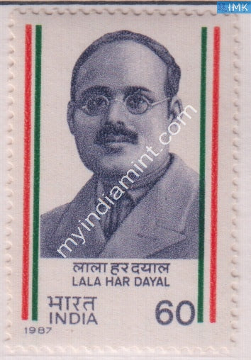 India 1987 MNH Lala Har Dayal - buy online Indian stamps philately - myindiamint.com