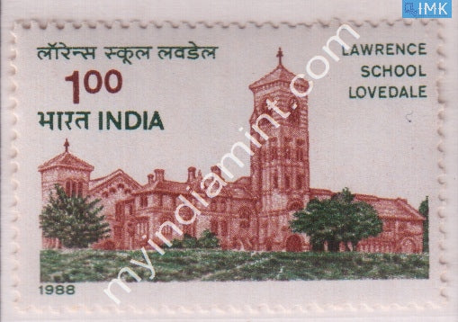 India 1988 MNH Lawrence School Lovedale - buy online Indian stamps philately - myindiamint.com