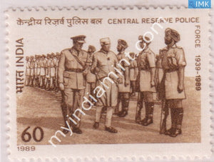 India 1989 MNH Central Reserve Police Force CRPF - buy online Indian stamps philately - myindiamint.com