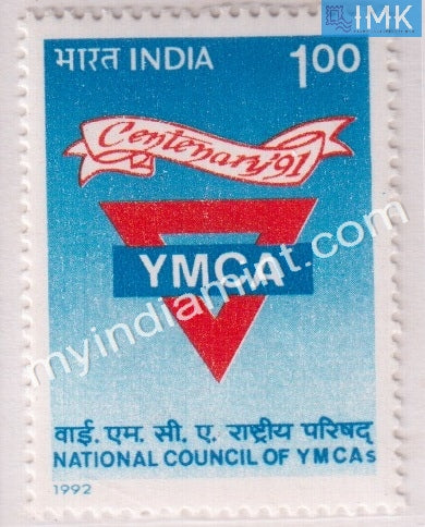 India 1992 MNH National Council Of YMCA - buy online Indian stamps philately - myindiamint.com