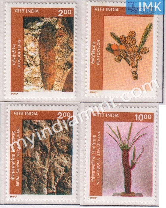 India 1997 MNH Birbal Sahni Institute Of Paleobotany Set Of 4v - buy online Indian stamps philately - myindiamint.com