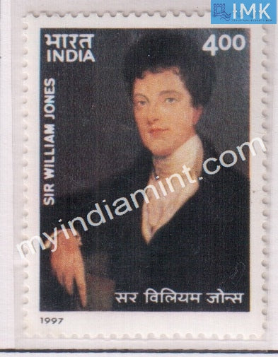 India 1997 MNH Sir William Jones - buy online Indian stamps philately - myindiamint.com