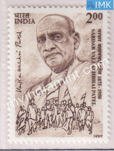 India 1997 MNH Sardar Vallabhbhai Patel - buy online Indian stamps philately - myindiamint.com