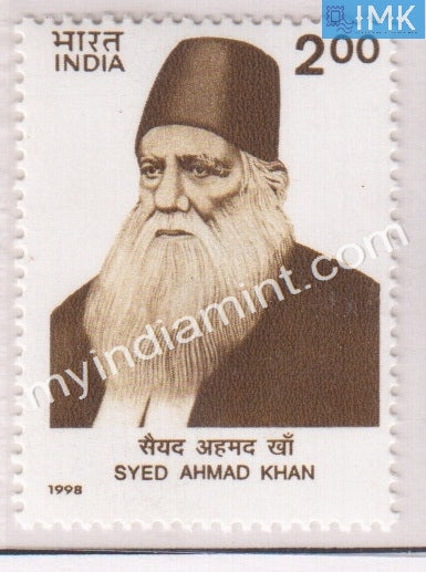 India 1998 MNH Syed Ahmed Khan - buy online Indian stamps philately - myindiamint.com