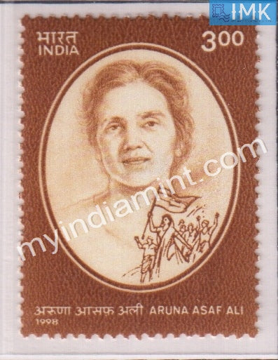 India 1998 MNH Aruna Asaf Ali - buy online Indian stamps philately - myindiamint.com