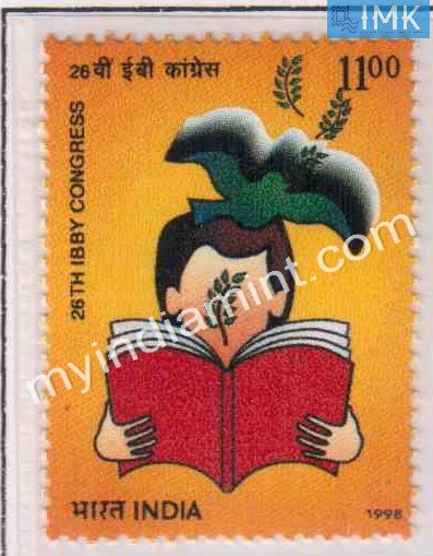 India 1998 MNH IBBY International Board On Books For Young People - buy online Indian stamps philately - myindiamint.com