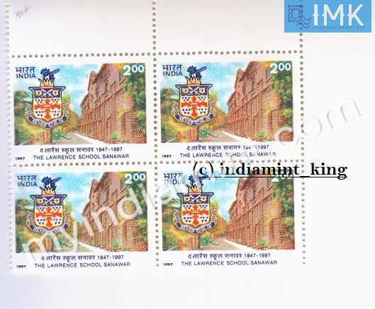 India 1997 MNH The Lawrence School Sanawar (Block B/L 4) - buy online Indian stamps philately - myindiamint.com