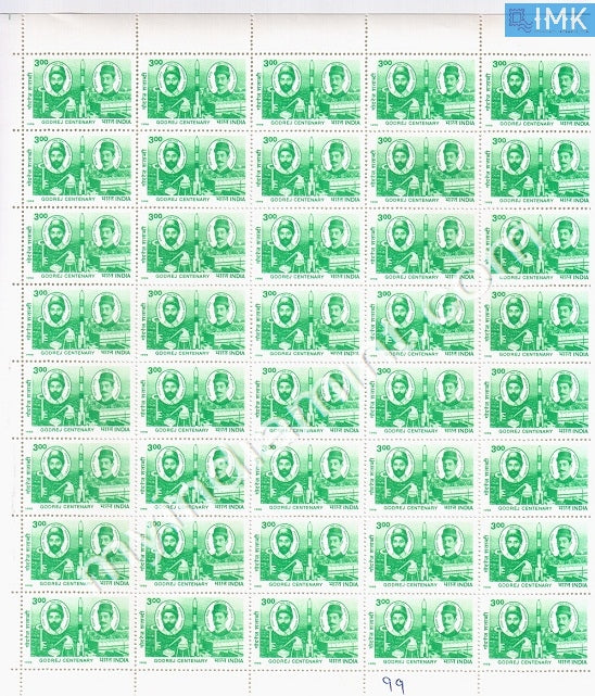 India 1998 MNH Godrej Conglomerate (Full Sheets) - buy online Indian stamps philately - myindiamint.com