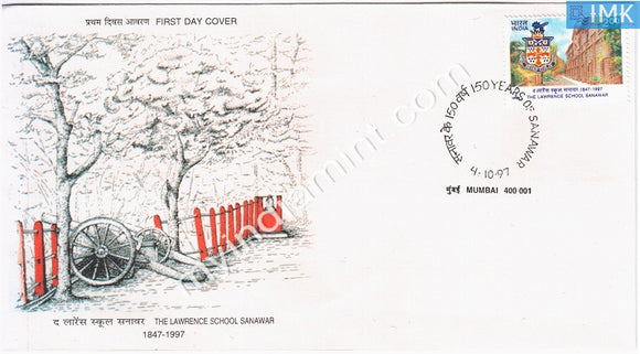 India 1997 The Lawrence School Sanawar (FDC) - buy online Indian stamps philately - myindiamint.com