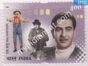 India 2001 MNH Raj Kapoor - buy online Indian stamps philately - myindiamint.com