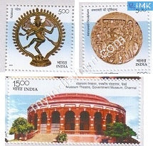 India 2003 MNH Government Museum Chennai Set of 3v - buy online Indian stamps philately - myindiamint.com