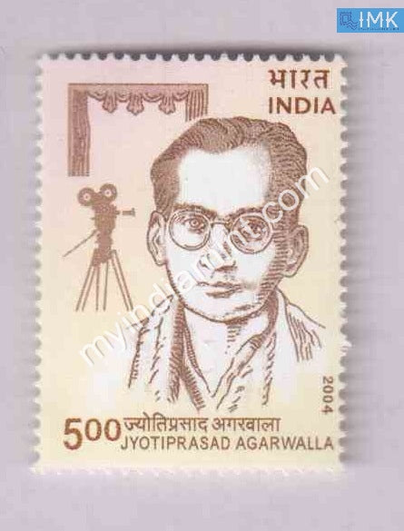 India 2004 MNH Jyotiprasad Agarwalla - buy online Indian stamps philately - myindiamint.com