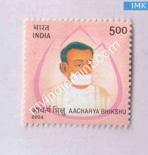 India 2004 MNH Acharya Bhikshu - buy online Indian stamps philately - myindiamint.com