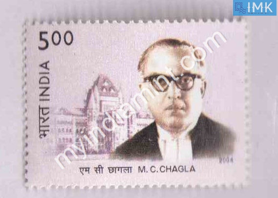 India 2004 MNH Justice M. C. Chagla - buy online Indian stamps philately - myindiamint.com