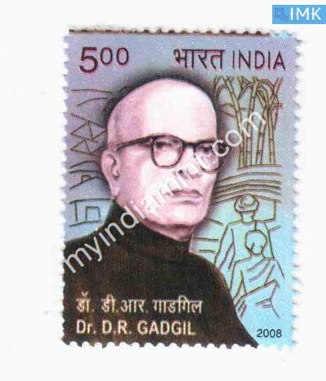 India 2008 MNH Dr. D. R. Gadgil - buy online Indian stamps philately - myindiamint.com