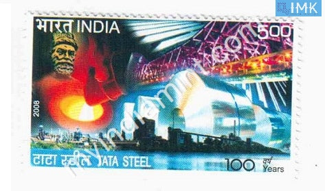 India 2008 MNH Centenary of Tata Steel - buy online Indian stamps philately - myindiamint.com